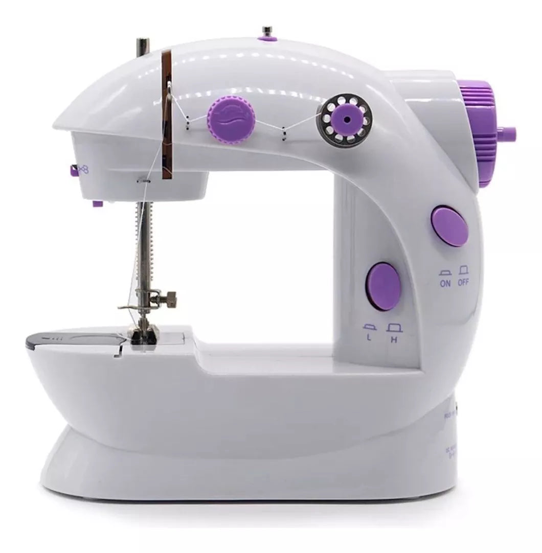 Mini Maquina De Coser Portatil Máquina De Coser A Pedal 359 Color Blanco