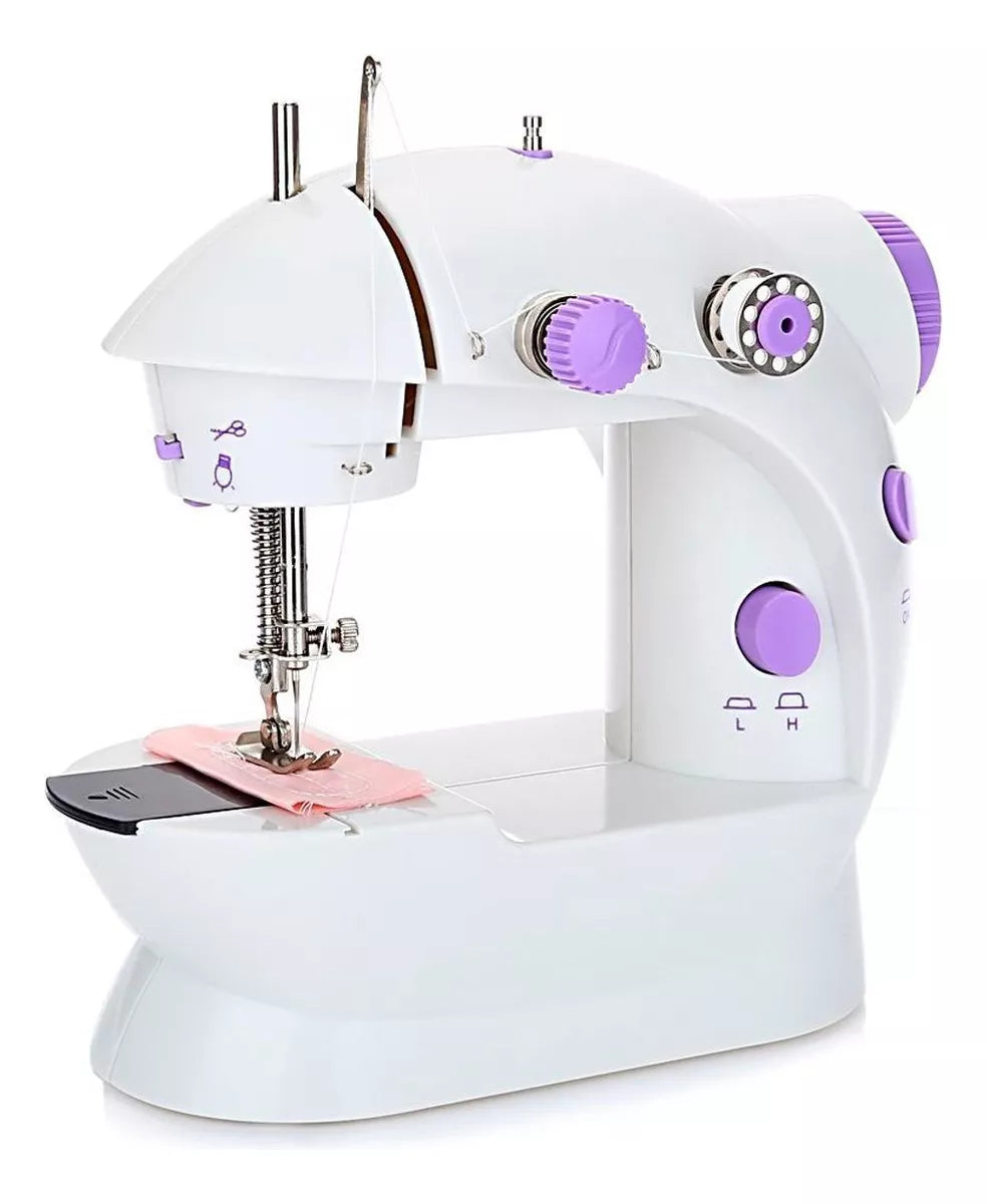 Mini Maquina De Coser Portatil Máquina De Coser A Pedal 359 Color Blanco