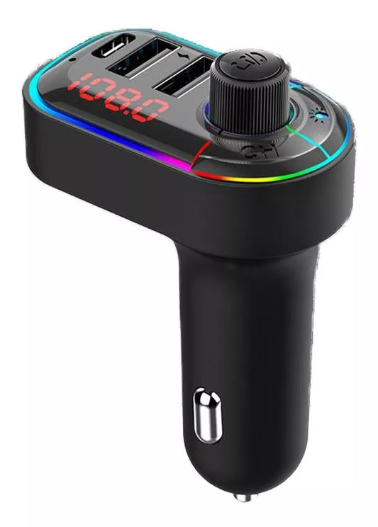 Adaptador Bluetooth Fm Transmisor Radio Fm Bluetooth Mp3 Usb Cargador Auto Para Celulares