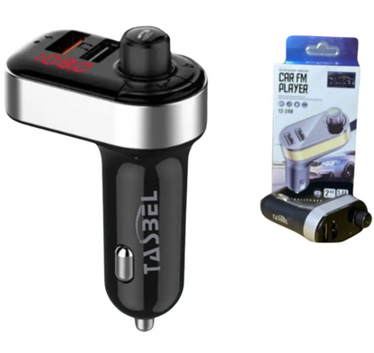 Adaptador Bluetooth Fm Transmisor Radio Fm Bluetooth Mp3 Usb Cargador Auto Para Celulares