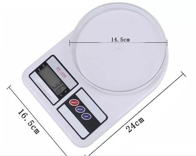 Bascula Gramera Pesa Digital Cocina 10kg Pesa Alimentos