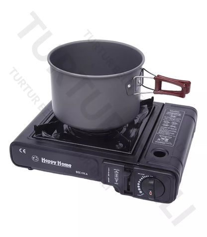 Cocinilla a Gas Butano y Licuado (Cocinilla con Ambos Adaptadores) con Maleta