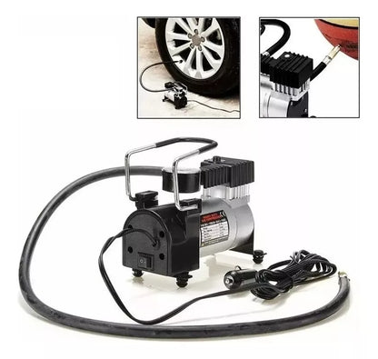 Compresor De Aire Calgary 150 Psi Para Vehículos 12v / Color Plateado Frecuencia 150psi