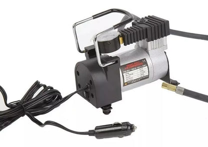 Compresor De Aire Calgary 150 Psi Para Vehículos 12v / Color Plateado Frecuencia 150psi