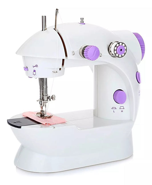 Mini Maquina De Coser Portatil Máquina De Coser A Pedal 359 Color Blanco